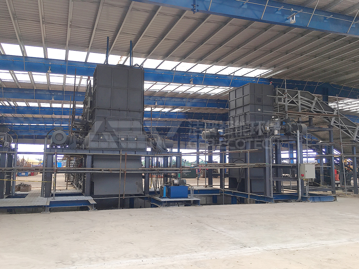 双轴生物质撕碎机